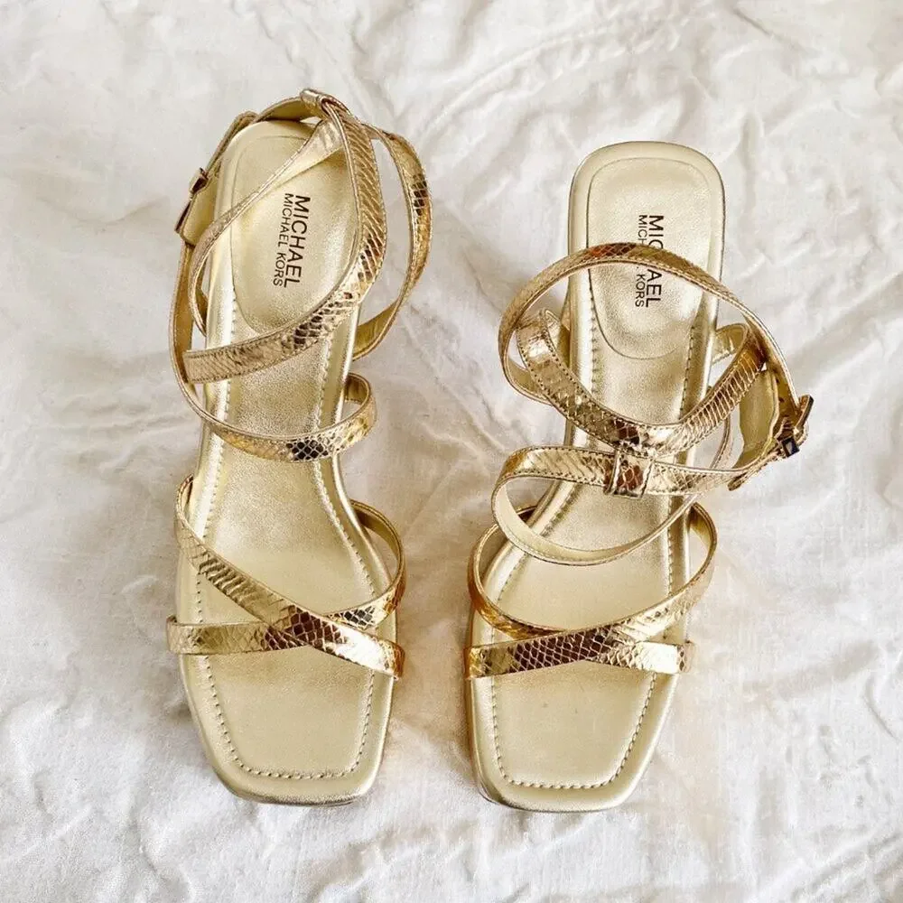 Michael Kors Paoloa Platform Heels Size 10
